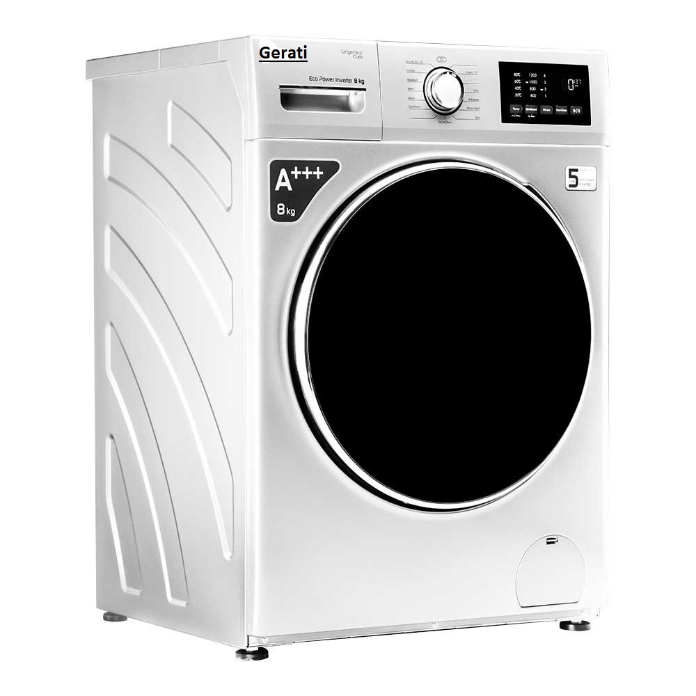 لباسشویی Gerati مدل GEWM220W | ماشین لباسشویی 8 کیلویی گراتی